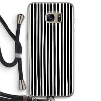 Stripes: Samsung Galaxy S7 Edge Transparant Hoesje met koord