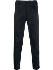 Emporio Armani pantalon en coton à coupe slim - Bleu