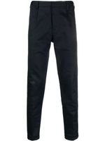 Emporio Armani pantalon en coton à coupe slim - Bleu - thumbnail