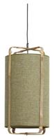 Light & Living Hanglamp 'Sendai' Jute en Bamboe, 37cm, kleur Groen - thumbnail