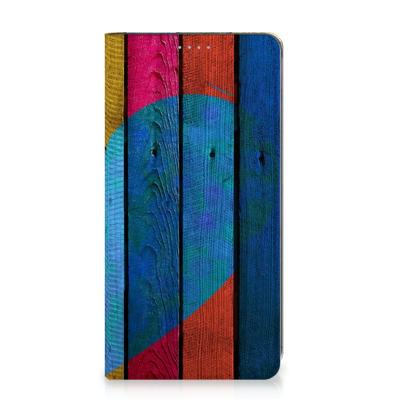 Samsung Galaxy A53 Book | Wallet Case | Wood Heart - Cadeau voor je Vriend