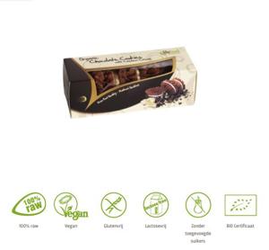 Lifefood Cashew creme chocolade koekjes raw & bio (80 gr)