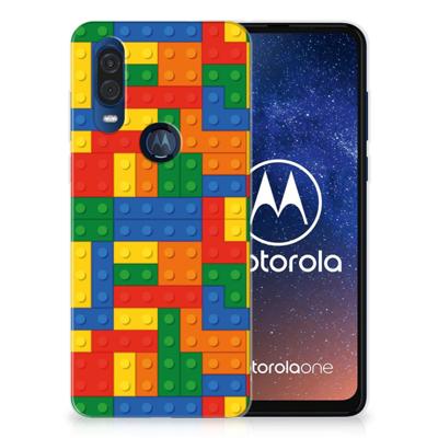Motorola One Vision | TPU bumper | Blokken