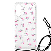 Doorzichtige Silicone Hoesje voor Samsung Galaxy A14 5G Unicorns