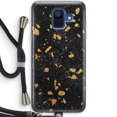 Terrazzo N°7: Samsung Galaxy A6 (2018) Transparant Hoesje met koord