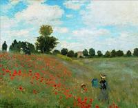 Kunstdruk Claude Monet - I papaveri 80x60cm