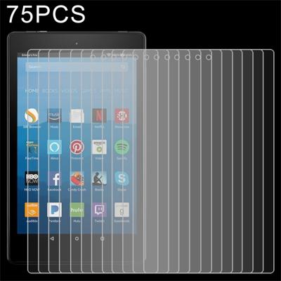 75 stuks 0.3mm 9 H volledig scherm getemperd glas Film voor Amazon Kindle Fire HD 8 2017