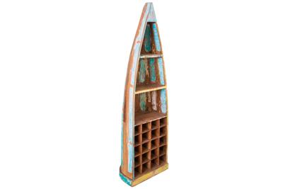 Laarzen-/Wijn kast Borneo 190cm Drijfhout - 36358