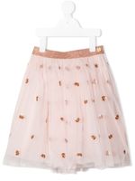 Lanvin Enfant jupe superposée à taille contrastante - Rose