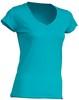 JHK 271 Ladies´ V-Neck Sicilia - Turquoise - L