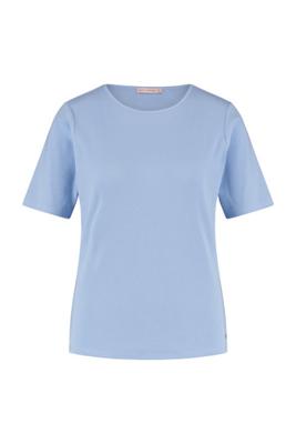 Rihanna rib Tee - cobalt - 07084