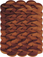 Moooi Carpets - Vloerkleed Serpentine Red Amber Low Pile -
