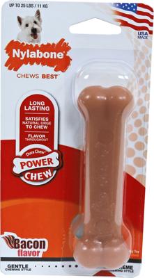 Nylabone kauwbot regular bot bacon - Gebr de boon