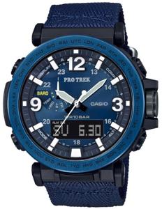 Horlogeband Casio PRG-600YB-2 Nylon/perlon Blauw 24mm