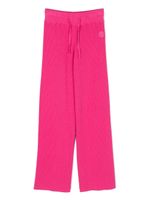 MM6 Maison Margiela Kids pantalon à lien de resserrage - Rose