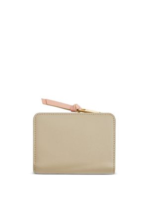 Marc Jacobs portefeuille The Utility Snapshot Mini Compact - Tons neutres