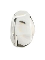 Alexander McQueen bague Beam à design sculpté - Argent