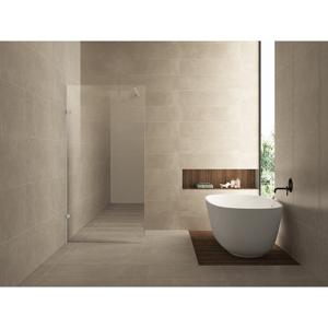 Inloopdouche Wiesbaden Less | 100x200 cm | Spiegelrook- naar helderglas | Chroom beslag