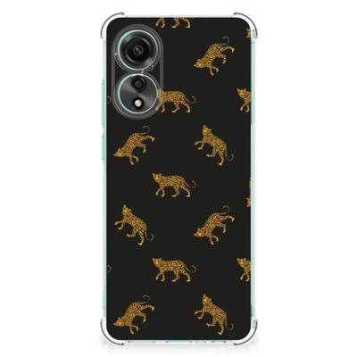 Case Anti-shock voor OPPO A78 4G Leopards