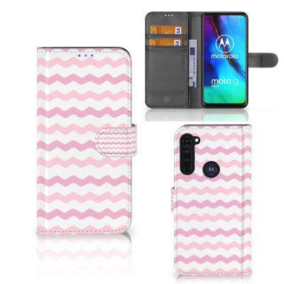 Motorola Moto G Pro | Telefoon Hoesje | Waves Roze