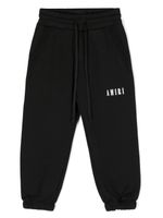 AMIRI KIDS pantalon de jogging en coton à logo imprimé - Noir