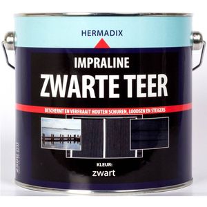 Hermadix - Impraline zwarte teer 2500 ml