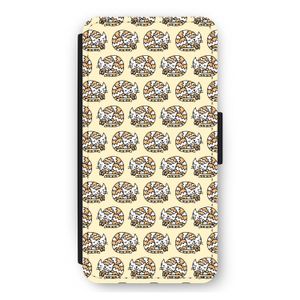 Slapende poes: iPhone 12 Pro Max Flip Hoesje
