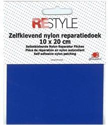 Restyle Reparatiedoek Nylon 10 cm x 20 cm Zelfklevend 215 Blauw