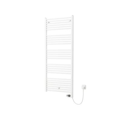 Plieger Elba Electrical Elektrische Designradiator - 146.2x50cm - met thermostaat - 700w - wit 1550007