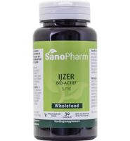Sanopharm Sanopharm Ijzer 5 Mg Wholefood (30ca) - thumbnail
