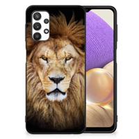 Samsung Galaxy A32 5G Dierenprint Telefoonhoesje Leeuw