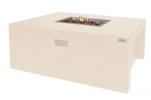 Easy Fires: Vuurtafel Sky Rechthoek Aluminium - Wit