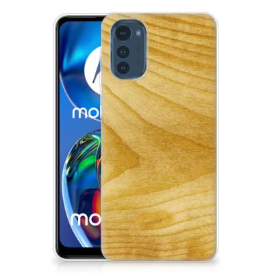 Motorola Moto E32/E32s | Bumper Hoesje | Licht Hout