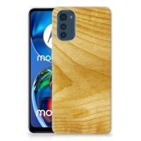 Motorola Moto E32/E32s | Bumper Hoesje | Licht Hout