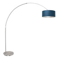 Steinhauer BooglampSparkled met blauw velvet - 8241ST