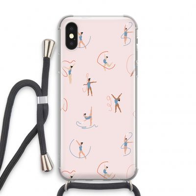 Dancing #3: iPhone XS Transparant Hoesje met koord
