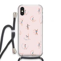 Dancing #3: iPhone XS Transparant Hoesje met koord