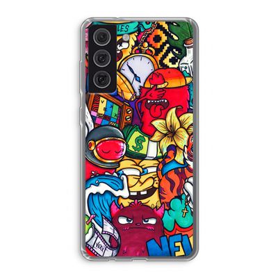 No Rules: Samsung Galaxy S21 FE Transparant Hoesje