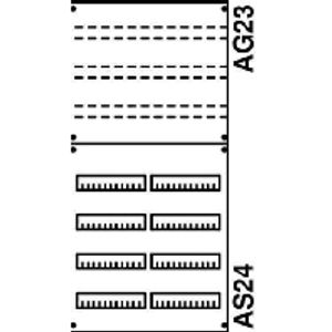 2V3KA  - Panel for distribution board 1050x500mm 2V3KA