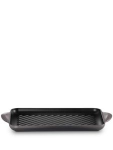 Le Creuset Grill rectangulaire traditionnel - Noir