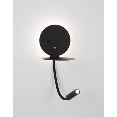 Lyora BedlampjeEclip zwart met usb - 9173282