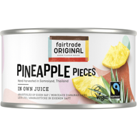 Fairtrade Original Ananas stukjes 227 g bij Jumbo