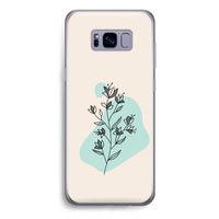 Violets are blue: Samsung Galaxy S8 Plus Transparant Hoesje
