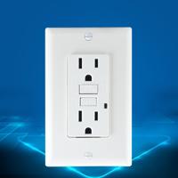 PC dubbele aansluiting stopcontact schakelaar met USB US plug vierkante witte UL 20A lekkage bescherming socket