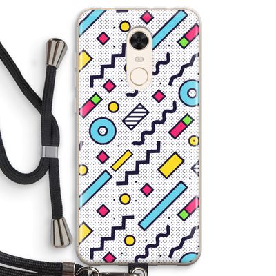 8-bit N°8: Xiaomi Redmi 5 Transparant Hoesje met koord
