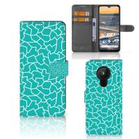 Nokia 5.3 Hoesje Cracks Blue