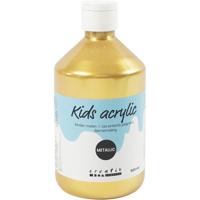 A-color Acrylverf metallic, metallic, goud, 500 ml/ 1 fles