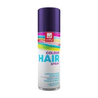 Carnaval haarverf - paars - spuitbus - 125 ml - haarspray