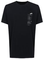 Osklen t-shirt Vintage Record-Label en coton - Noir