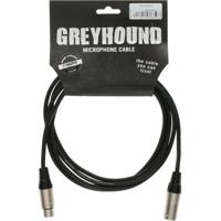 Klotz GRG1FM10.0 Greyhound XLR microfoonkabel met metalen connectoren 10m - thumbnail